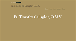 Desktop Screenshot of frtimothygallagher.org